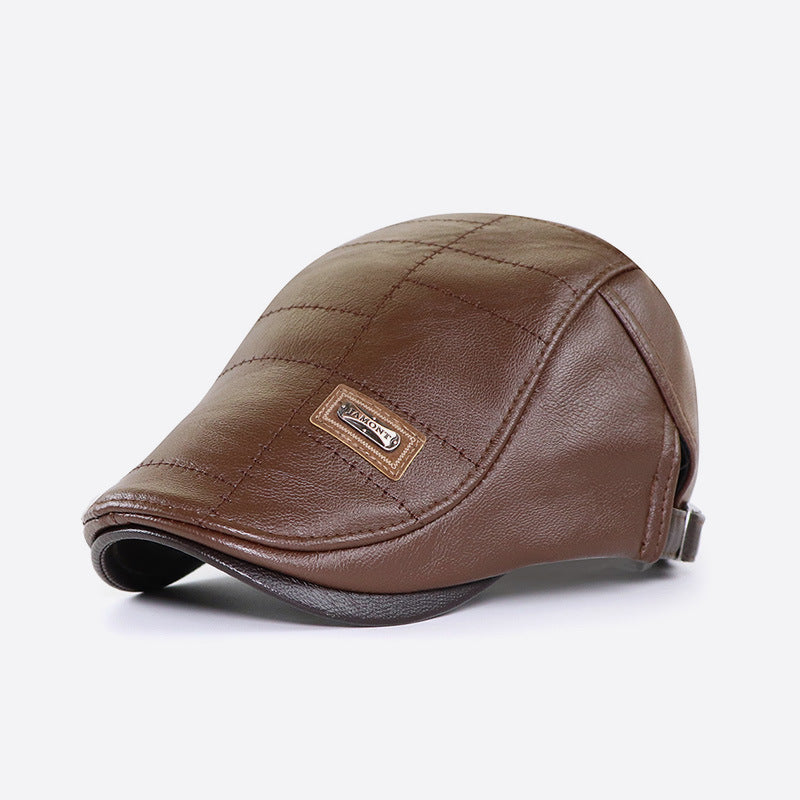 Cillian - Boina de piel premium