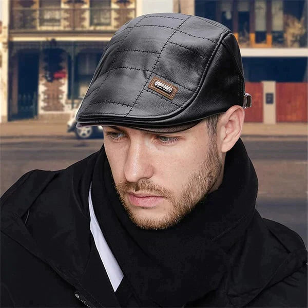 Cillian - Boina de piel premium