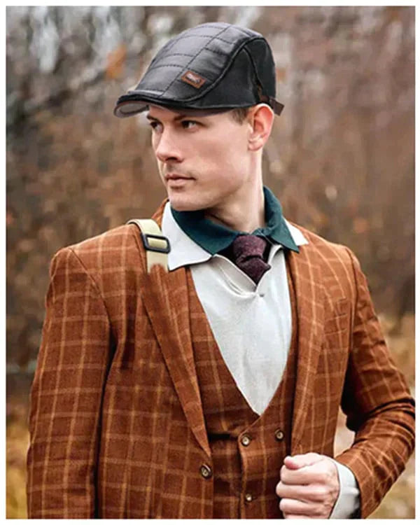 Cillian - Boina de piel premium